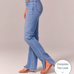 Abercrombie & Fitch Curve Love High Rise Jeans